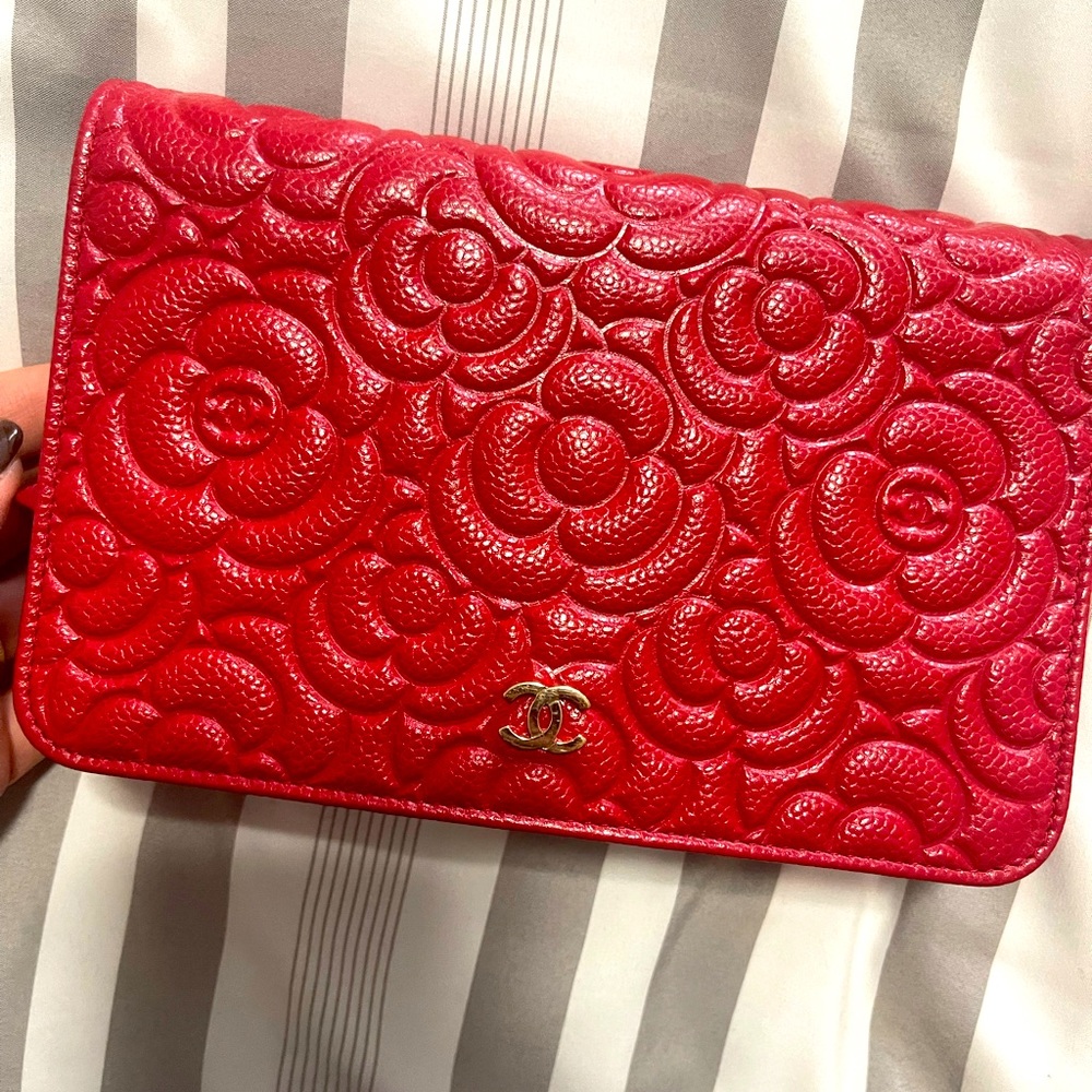 Chanel Red Crossbody Gem